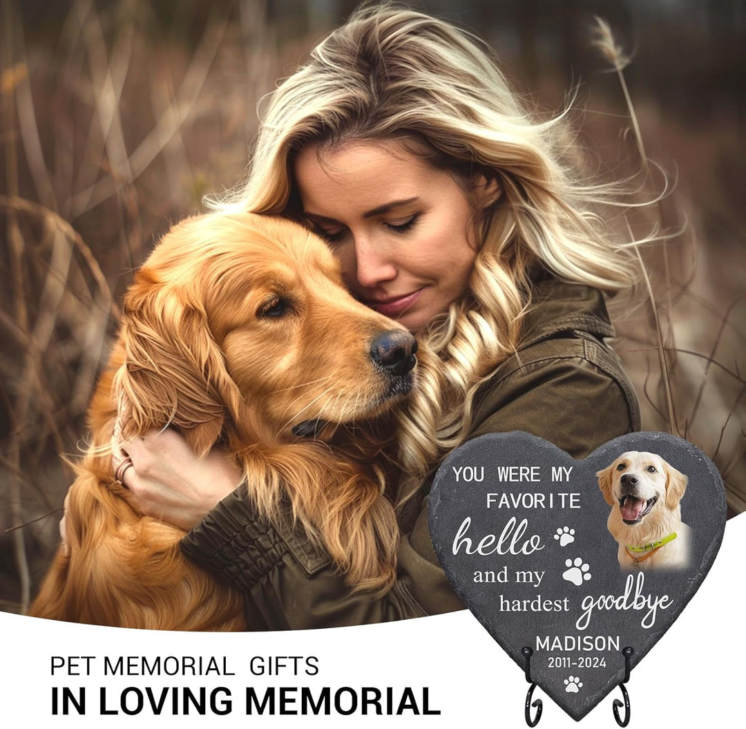 Personalized Pet Memorial Stones