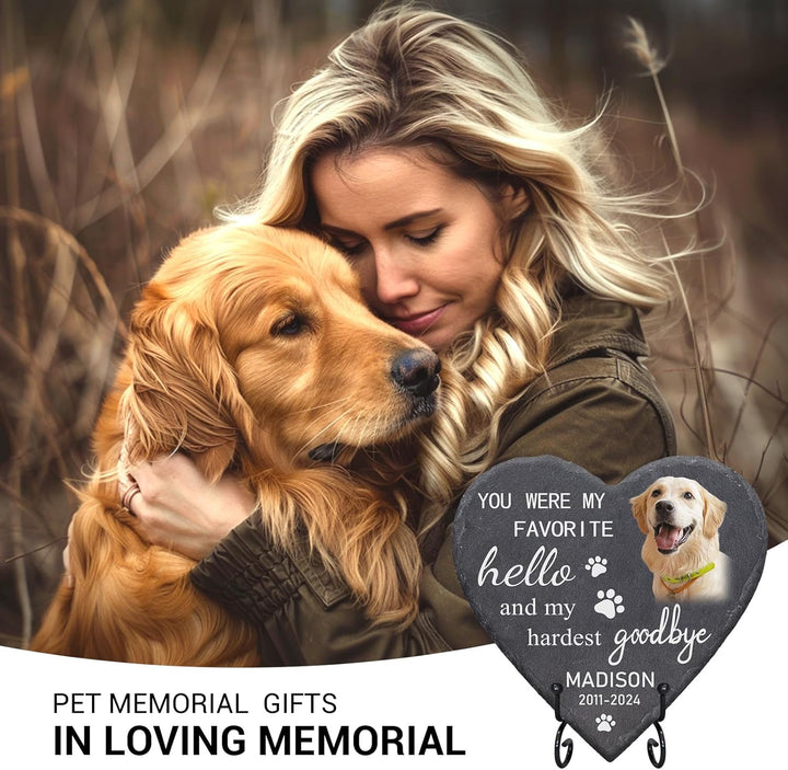 Personalized Pet Memorial Stones