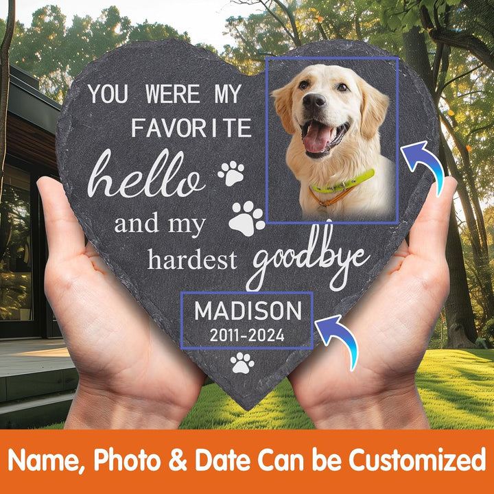 Personalized Pet Memorial Stones