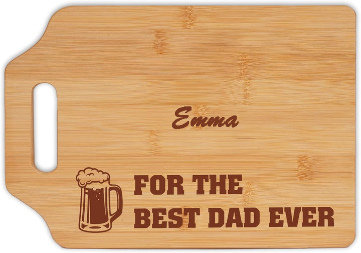 Personalized Bamboo Cutting Board Gifts for Grandpa