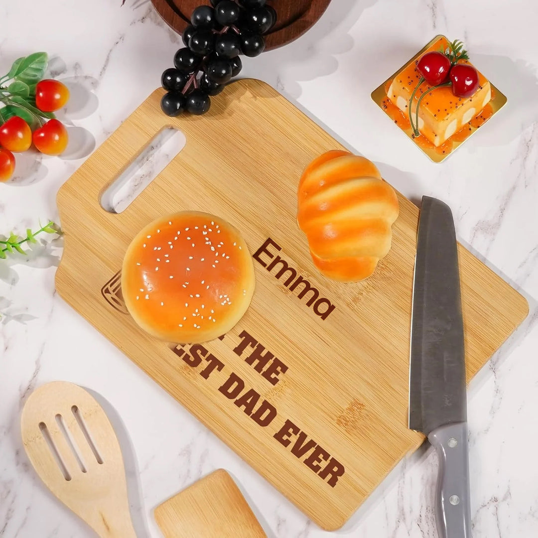 Personalized Bamboo Cutting Board Gifts for Grandpa