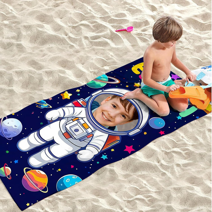 Personalized name quick-drying absorbent beach towel new style