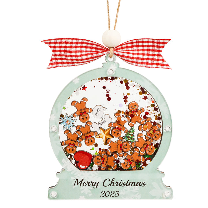 Personalized Family Christmas Ornament 2025