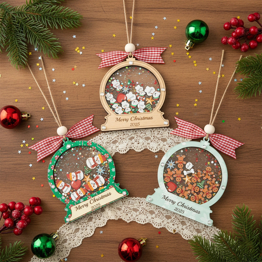 Personalized Family Christmas Ornament 2025
