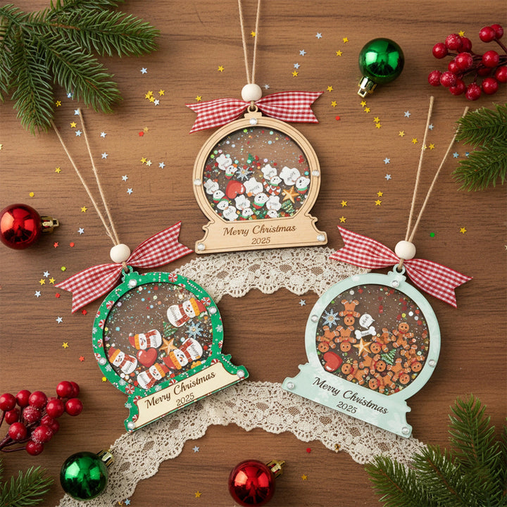 Personalized Family Christmas Ornament 2025