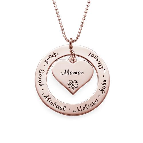 Personalized Family Name Locket Necklace