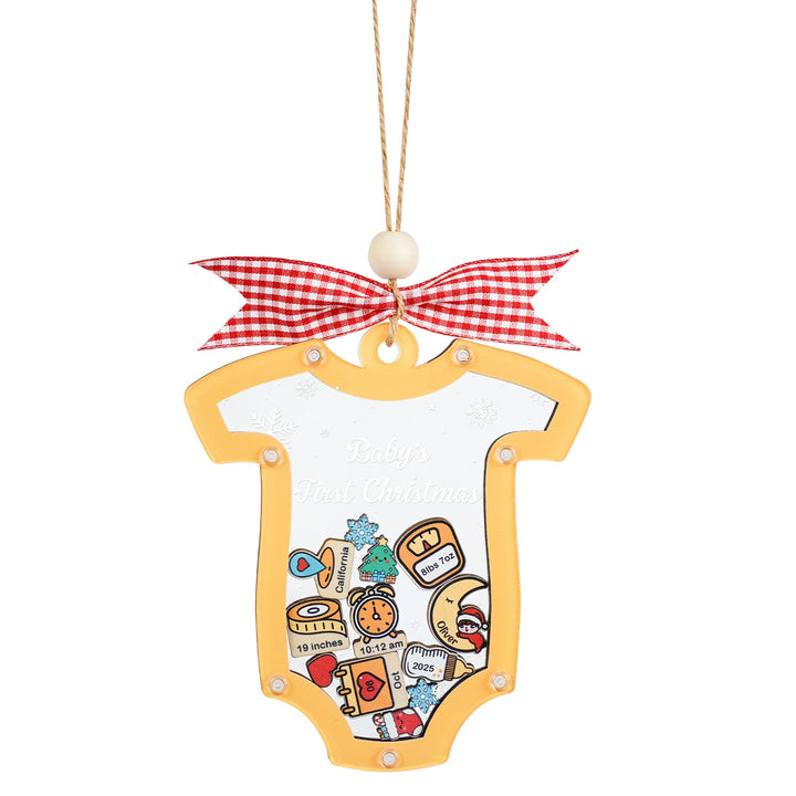 Personalized Baby’s First Christmas 2025 Ornament