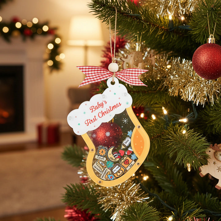 Personalized Baby’s First Christmas 2025 Ornament