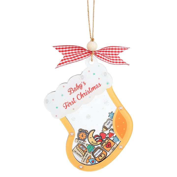 Personalized Baby’s First Christmas 2025 Ornament