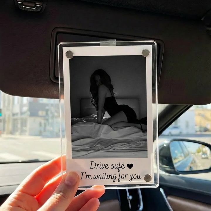 Personalized Long Distance Car Visor Clip