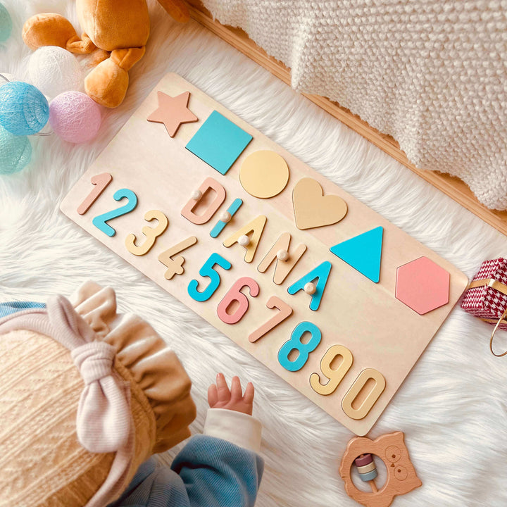 Personalized Educational Wooden Name Puzzle