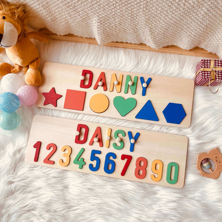 Personalized Educational Wooden Name Puzzle