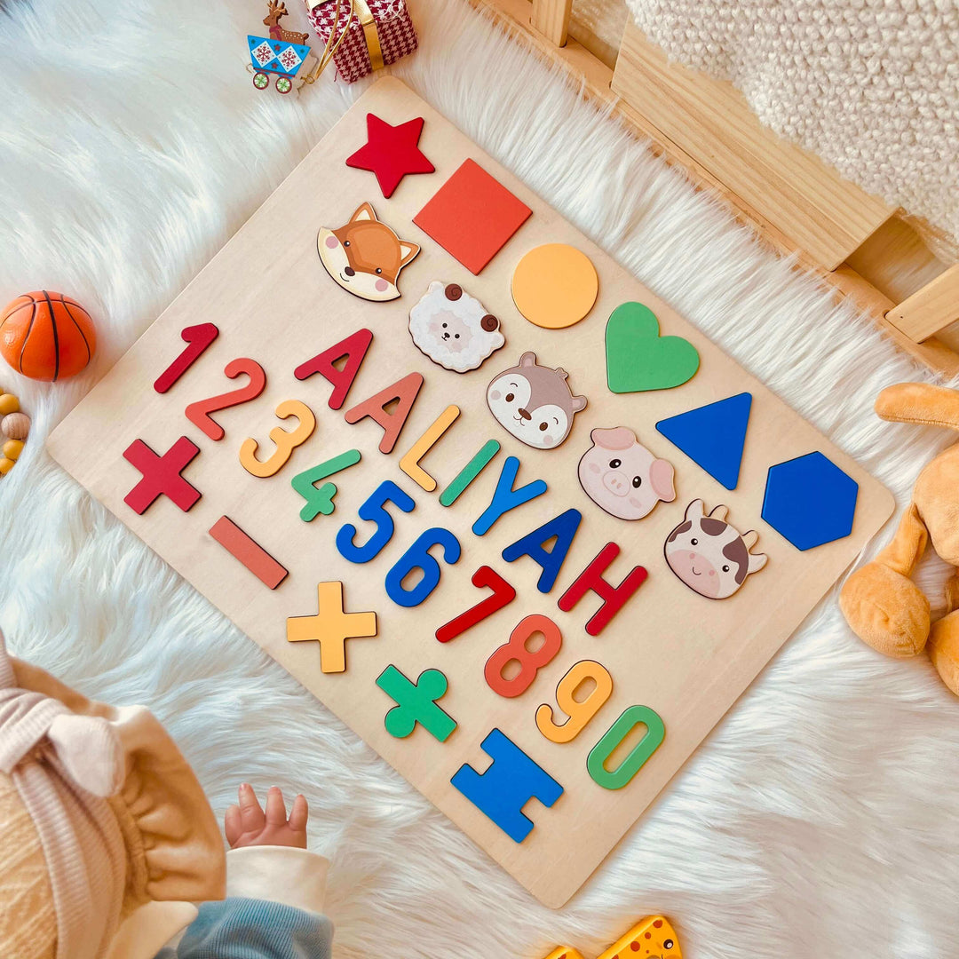 Personalized Educational Wooden Name Puzzle