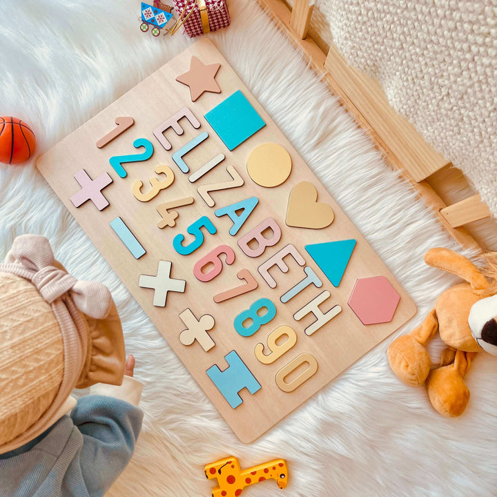 Personalized Educational Wooden Name Puzzle