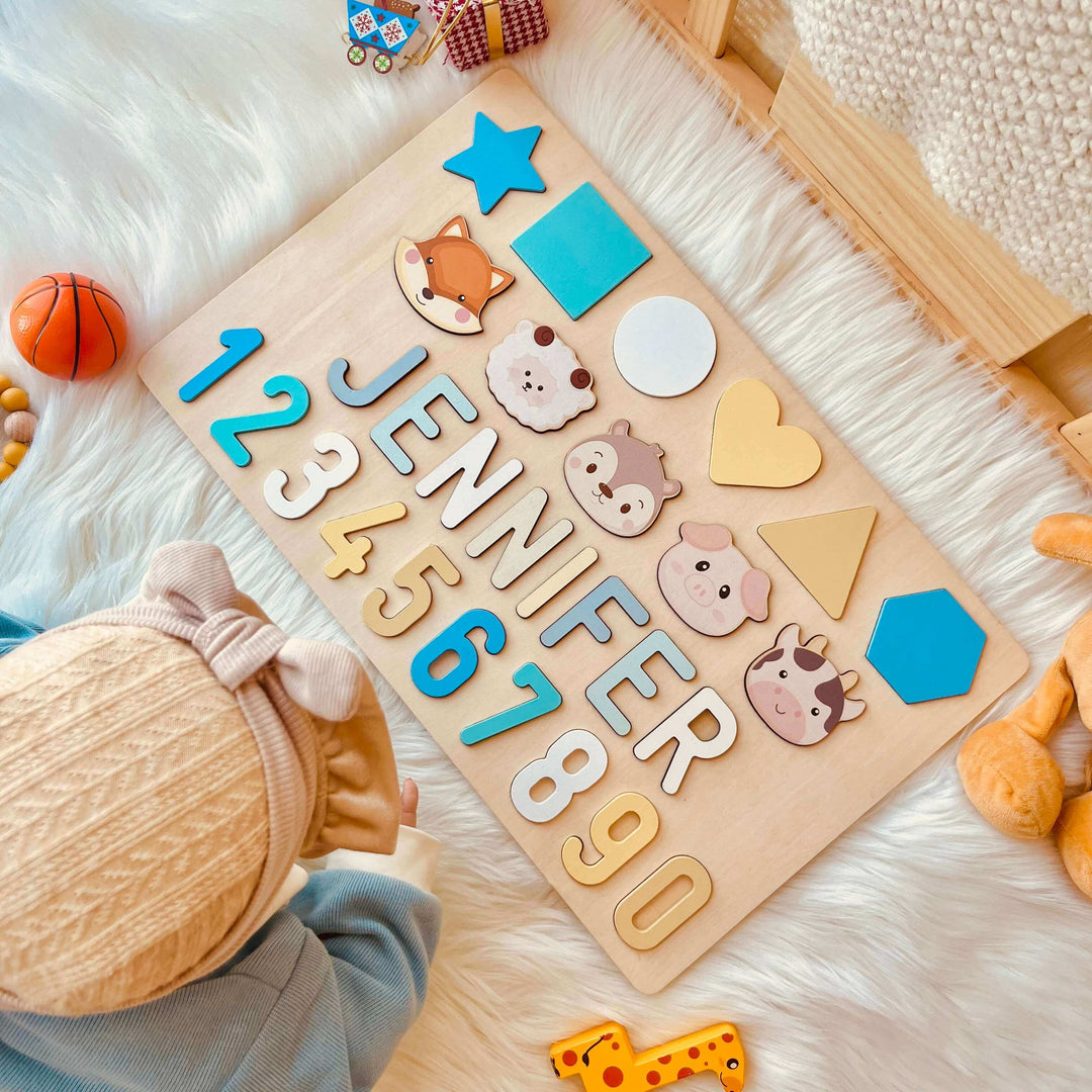 Personalized Educational Wooden Name Puzzle