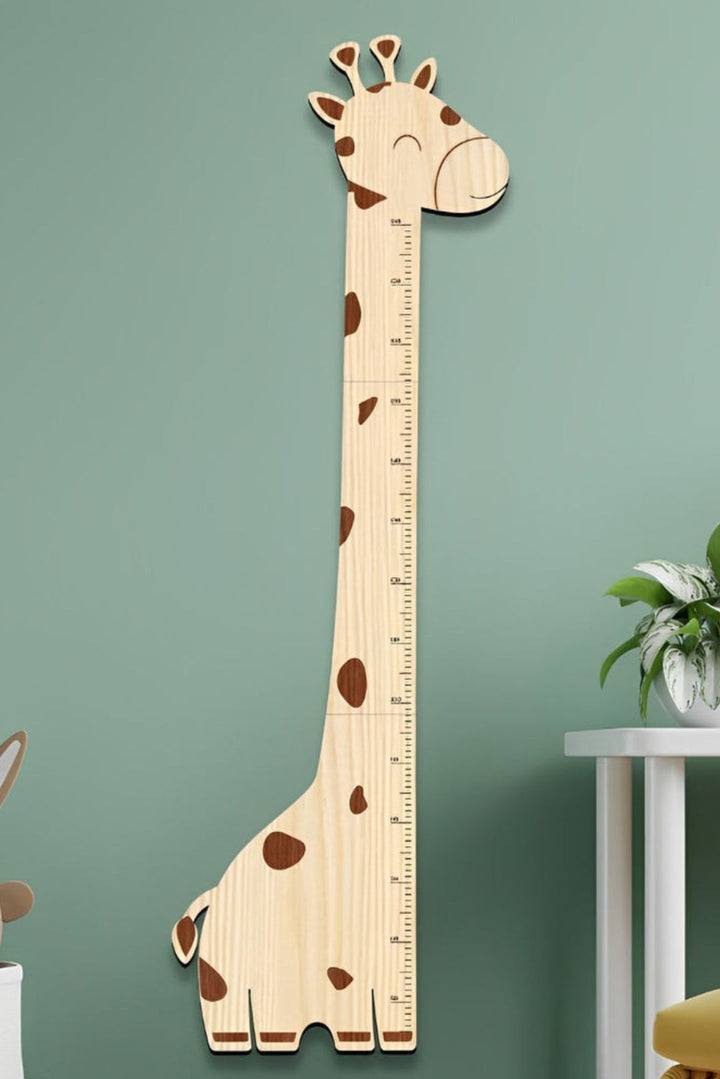 Personalized Wooden Giraffe Growth Chart Height Ruler