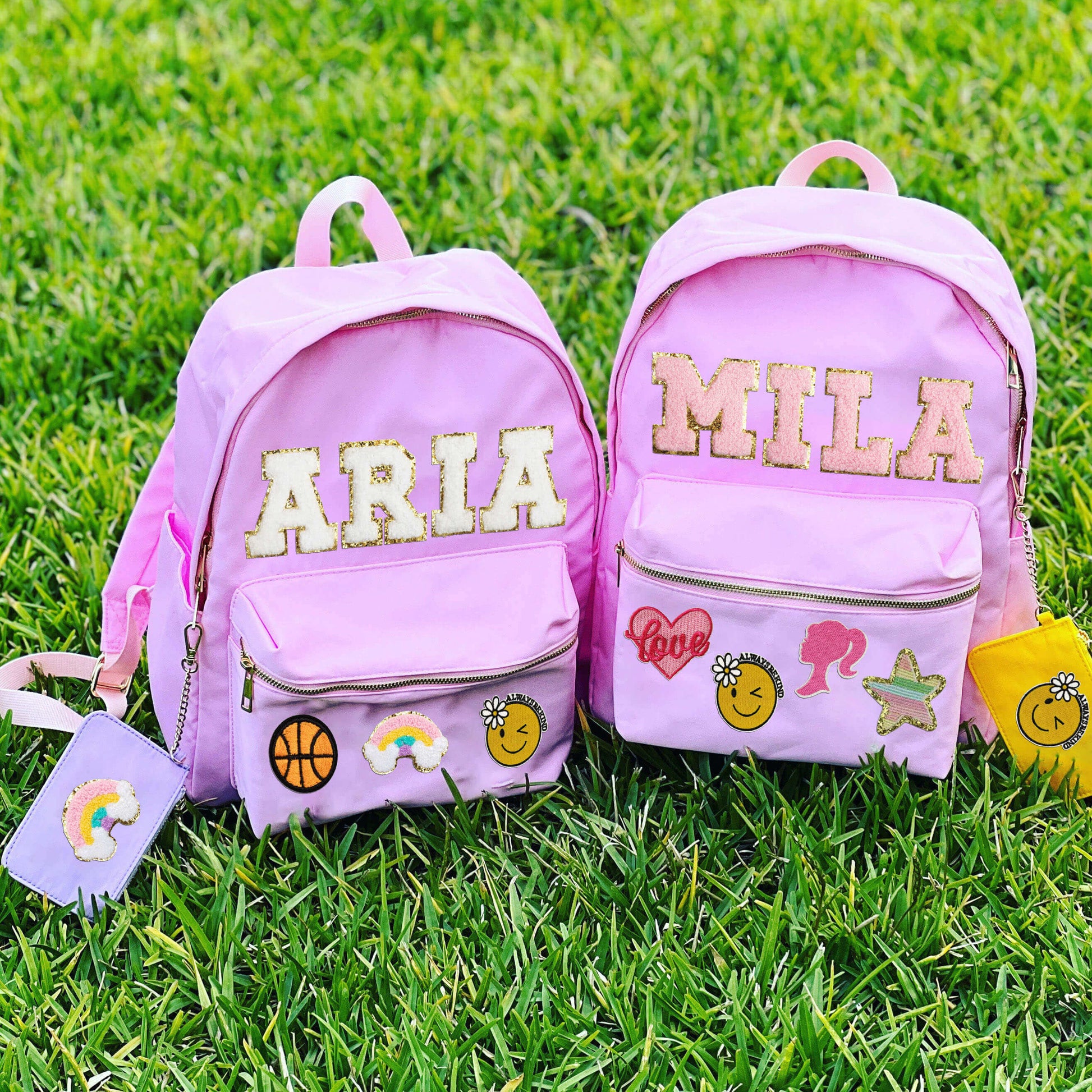 Personalized Kids Patches Nylon Backpack