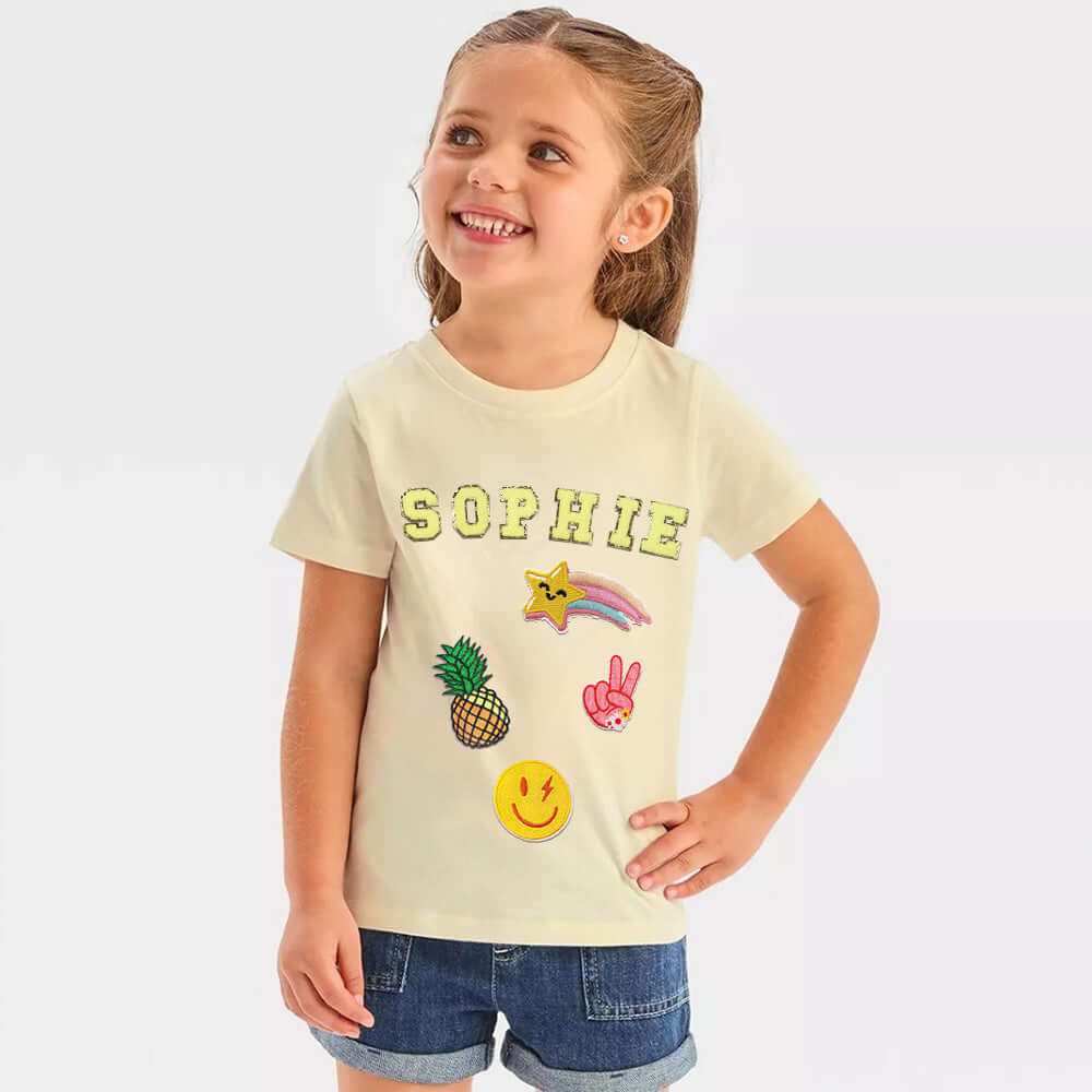 Personalized Patch T-shirt for Kids