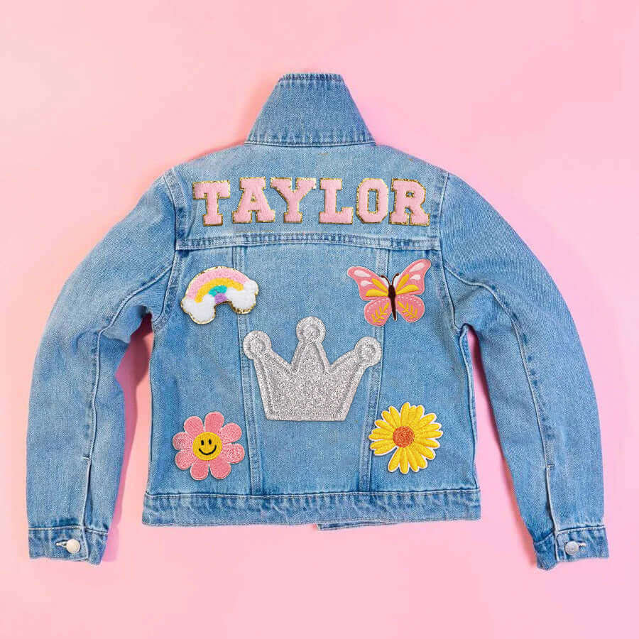 Personalized Kids Patch Denim Jacket