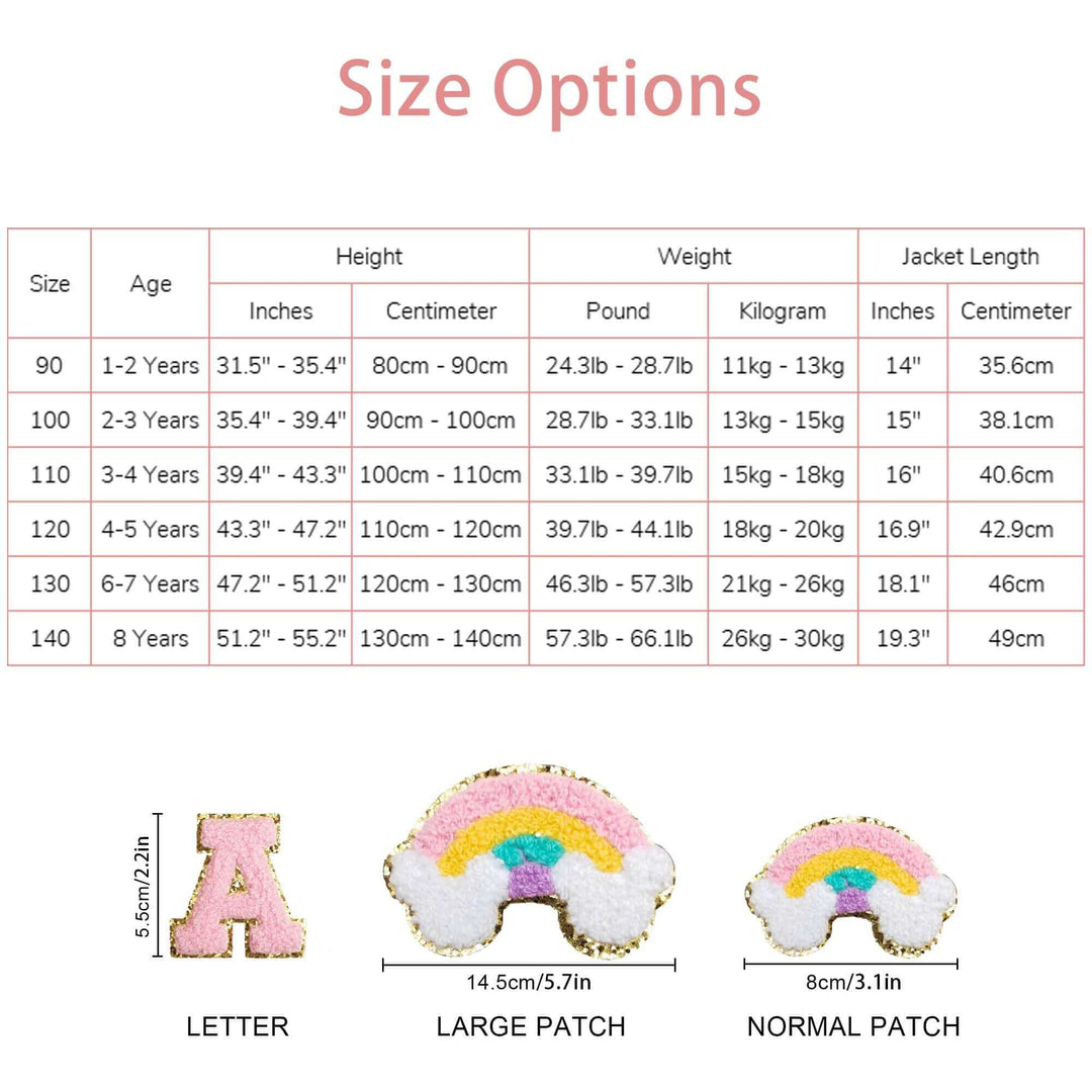 Personalized children Patch Denim Jacket
