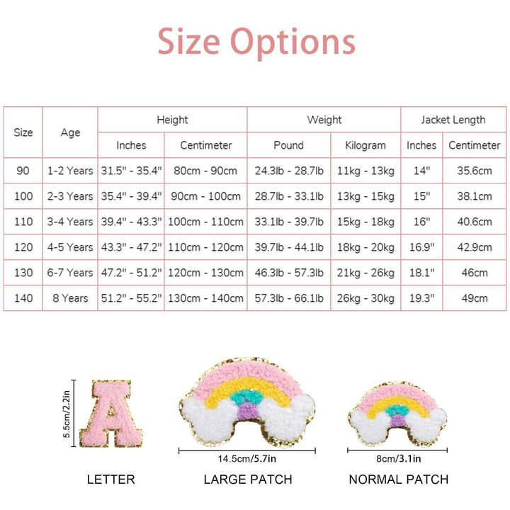 Personalized children Patch Denim Jacket