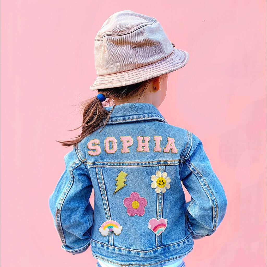 Personalized Kids Patch Denim Jacket