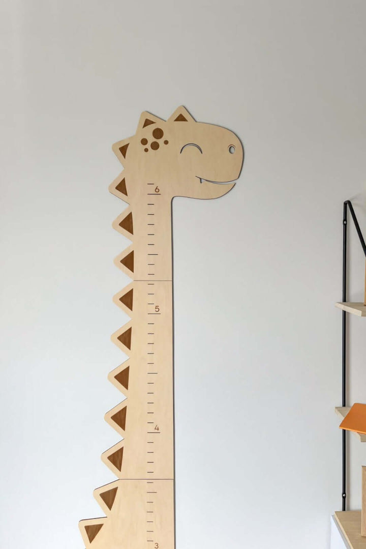 Personalized Wooden Dinosaur Growth Chart Ruler