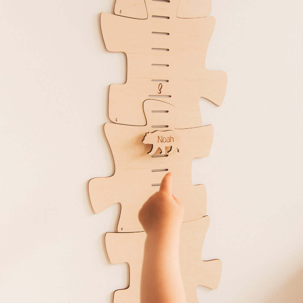 Personalized Wooden Puzzles Growth Chart Wall Decor