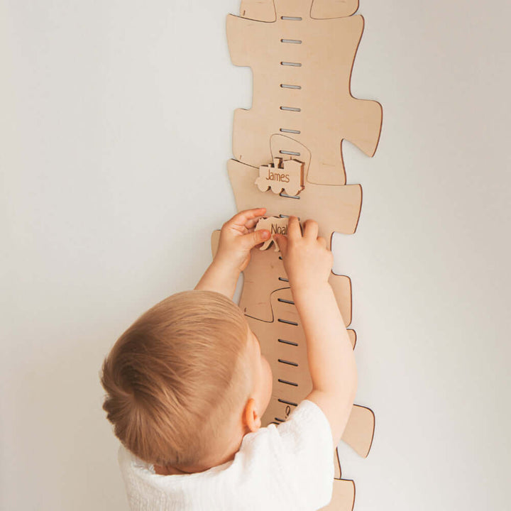 Personalized Wooden Puzzles Growth Chart Wall Decor