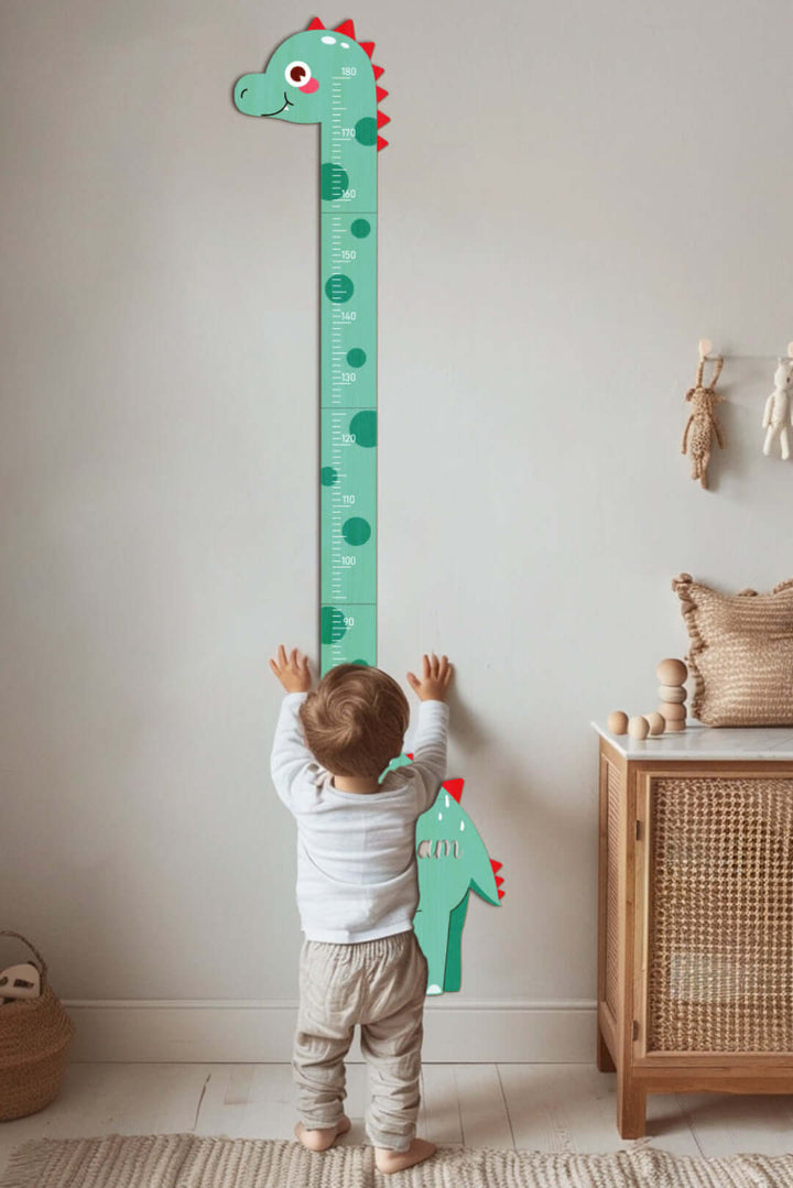 Personalized Wooden Dinosaur Growth Chart Ruler