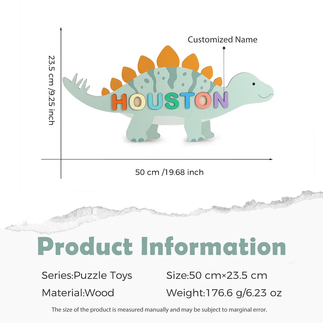 Personalized Cartoon Style Name Puzzle – Custom Gift for Kids and Babies