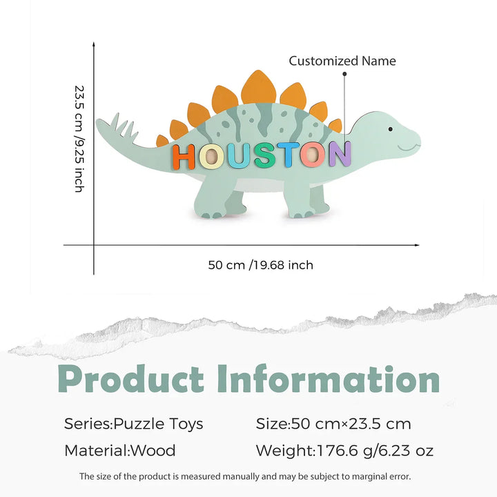 Personalized Cartoon Style Name Puzzle – Custom Gift for Kids and Babies