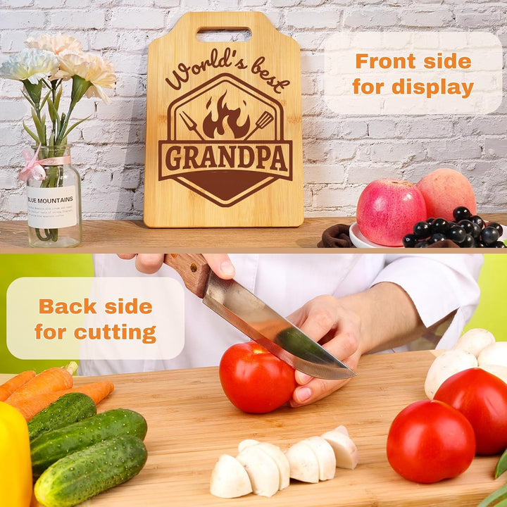 Personalized Bamboo Cutting Board Gifts for Grandpa