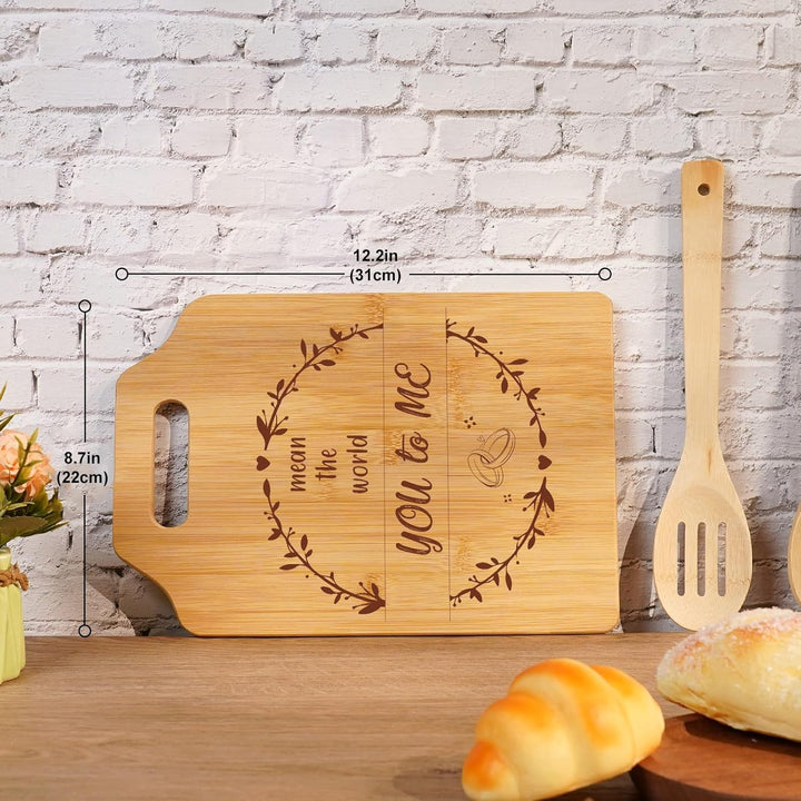 Personalized Bamboo Cutting Board Gifts for Grandpa