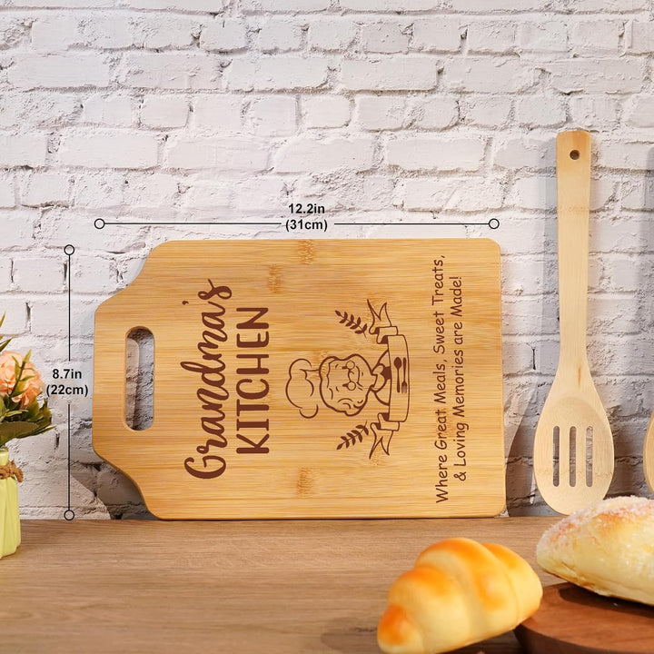 Personalized Bamboo Cutting Board Gifts for Grandpa