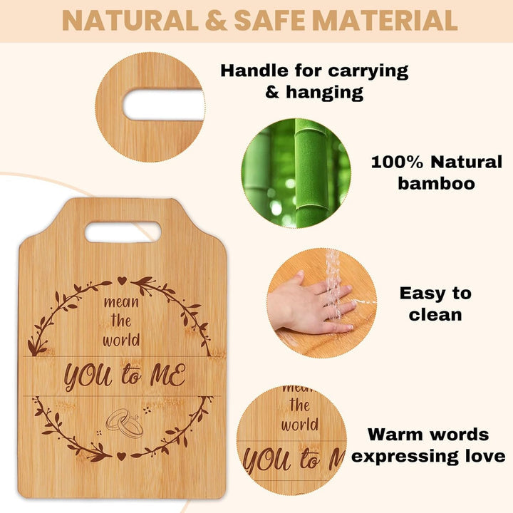 Personalized Bamboo Cutting Board Best Wedding Gifts for Newlyweds