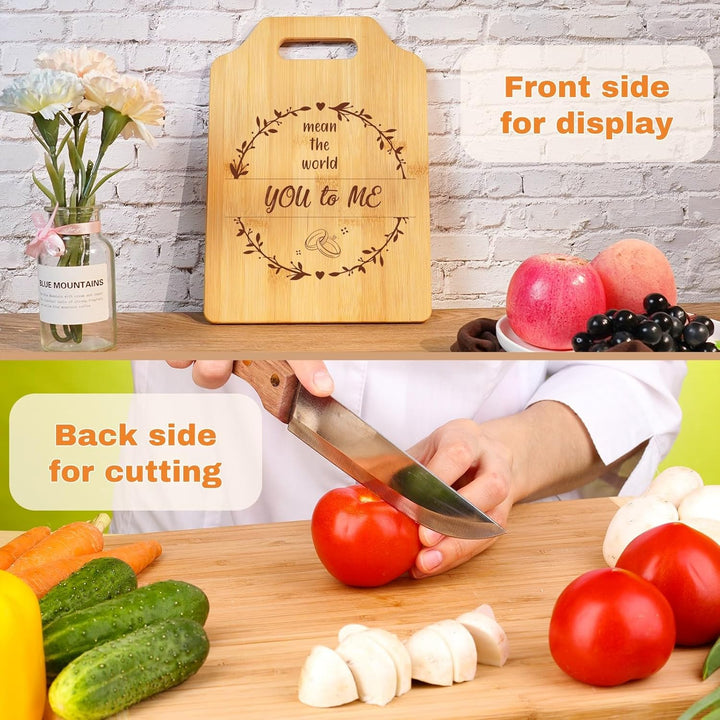 Personalized Dad Cutting Board Bamboo Cooking Board Gifts for Papa