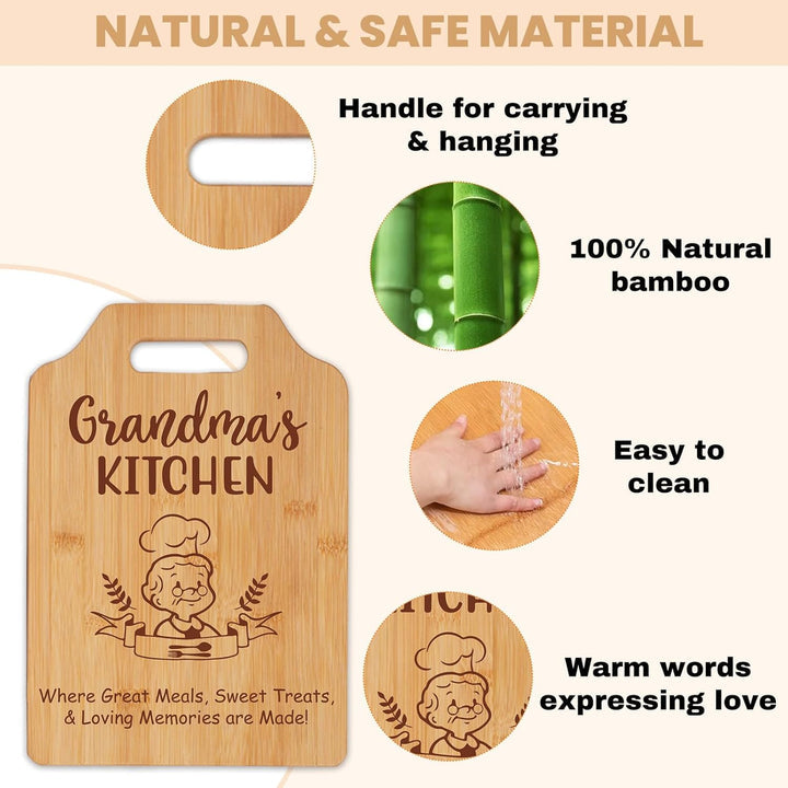 Personalized Bamboo Cutting Board Gifts for Grandpa