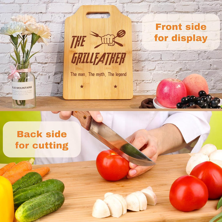 Personalized Bamboo Cutting Board Gifts for Grandpa