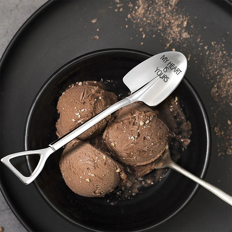 Personalized Peanut Butter Shovel Spoon – Custom Name Engraved Stainless Steel Spoon | Funny Gift for Him or Her, Birthday, Father’s Day, Christmas Stocking Stuffer