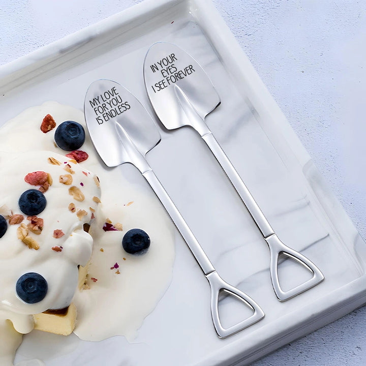 Personalized Peanut Butter Shovel Spoon – Custom Name Engraved Stainless Steel Spoon | Funny Gift for Him or Her, Birthday, Father’s Day, Christmas Stocking Stuffer