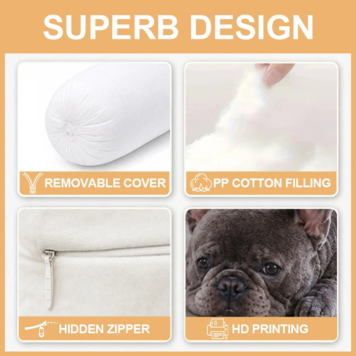 Personalized Pet Photo Long Pillow