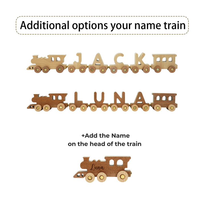 Personalized Wooden Name Baby Train
