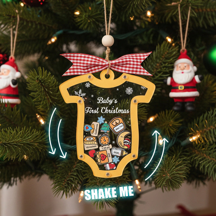 Personalized Baby’s First Christmas 2025 Ornament
