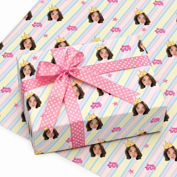 Custom Face Wrapping Paper – Personalized Photo Gift Wrap