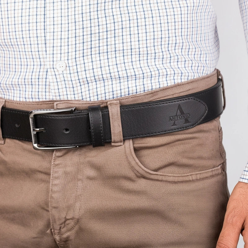 Custom Leather Belt for Men – Personalized Engraved Belt | Anniversary Gift for Husband | Valentine’s Day or Christmas Gift for Him