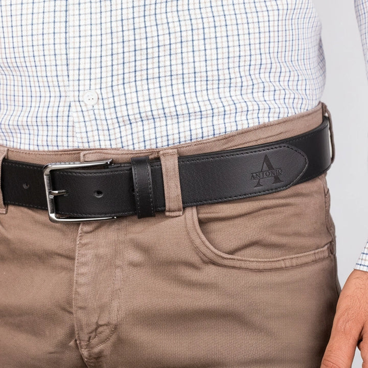 Custom Leather Belt for Men – Personalized Engraved Belt | Anniversary Gift for Husband | Valentine’s Day or Christmas Gift for Him
