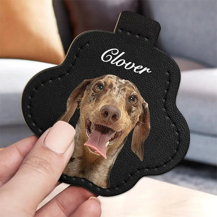 Custom Pet Photo Keychain – Personalized Pet Fur Keepsake Memorial Keychain