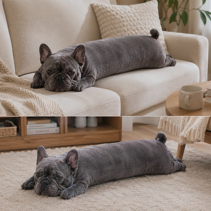 Custom Pet Photo Long Pillow – Personalized Plush Body Pillow for Pet Lovers