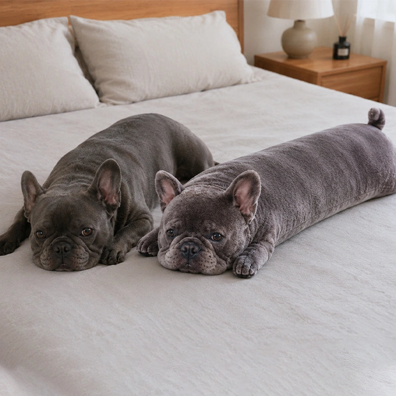 Custom Pet Photo Long Pillow – Personalized Plush Body Pillow for Pet Lovers